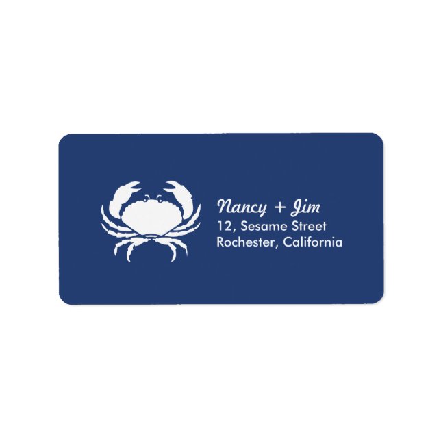Crab Label (Front)