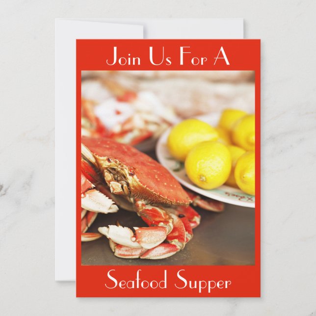 Crab & Lemons Invitation (Front)