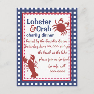 Crab & Lobster! Invitation