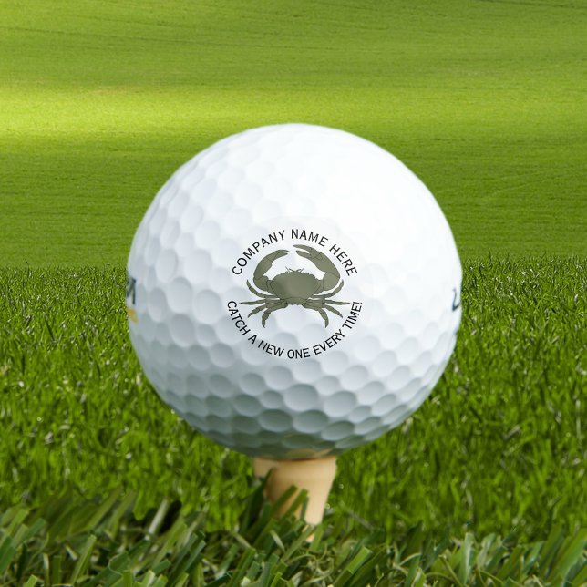 Crab Logo Design • Custom Golf Balls (Creator Uploaded)