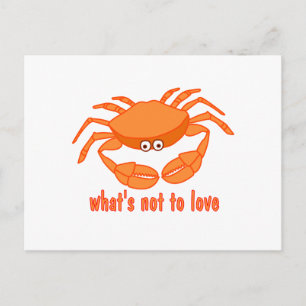 Crab Love Postcard