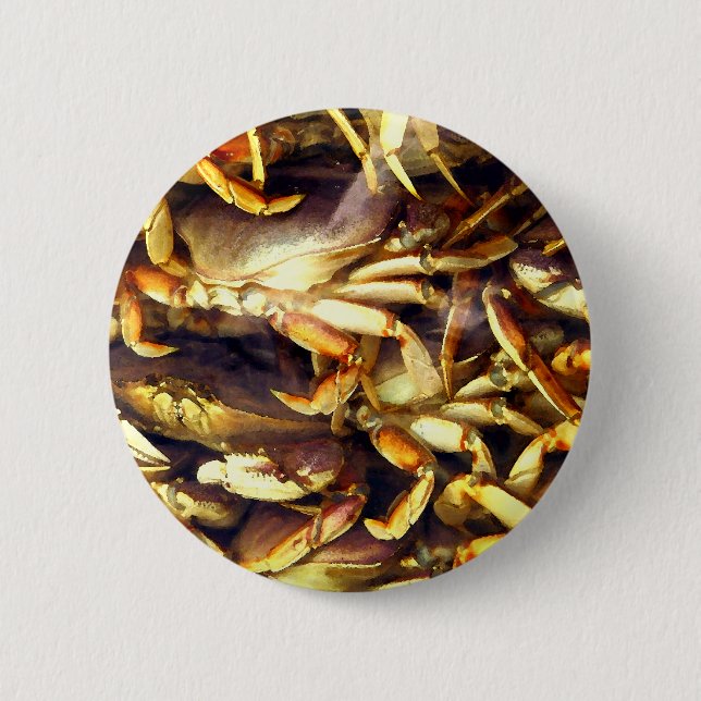 Crab Lover_ 6 Cm Round Badge (Front)