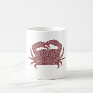 Crab Made of Circles Coffee Mug