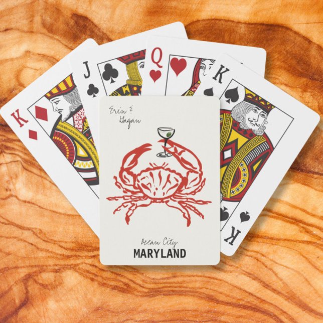 Crab Maryland Wedding  Playing Cards (Creator Uploaded)