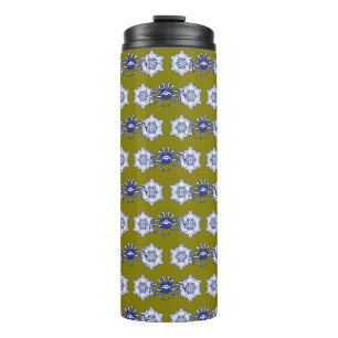 Crab monster pattern thermal tumbler