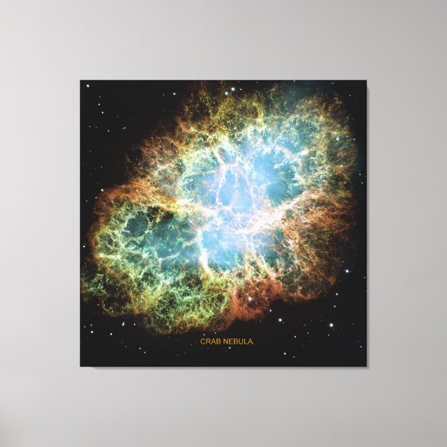 Crab Nebula Canvas Print (Front)
