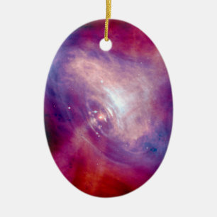 Crab Nebula Ceramic Tree Decoration