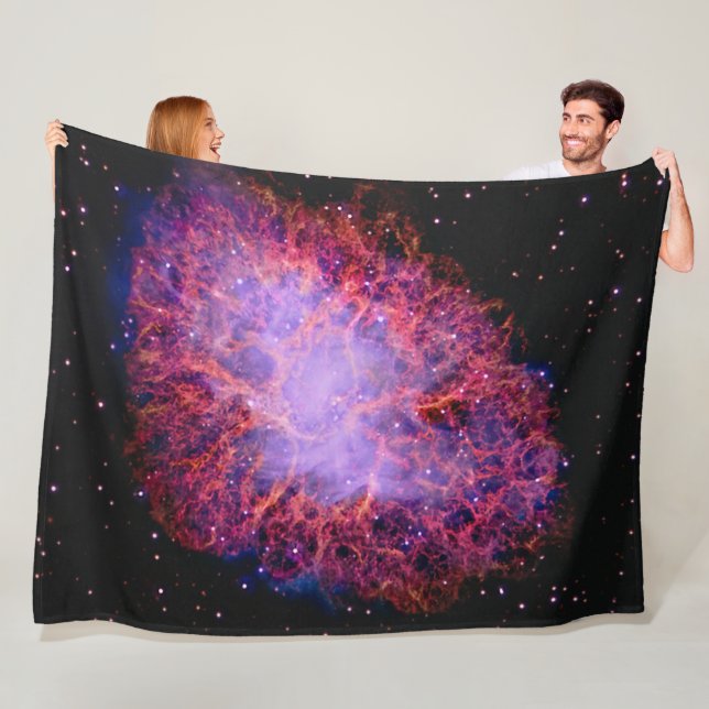 Crab Nebula Fleece Blanket (In Situ)