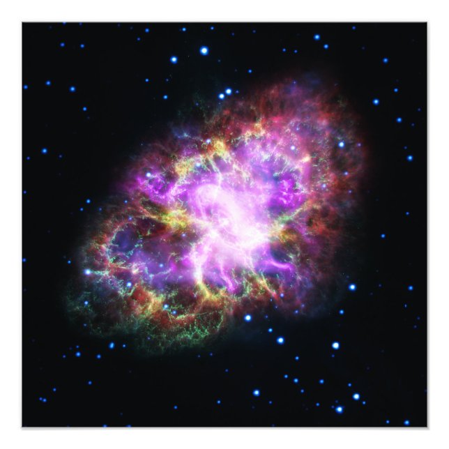 Crab Nebula Large Photo Print (Front)