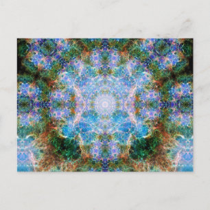 Crab Nebula Mandala Postcard