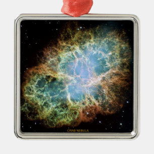 Crab Nebula Metal Tree Decoration