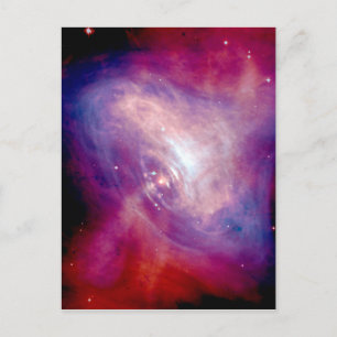 Crab Nebula NASA Space Postcard