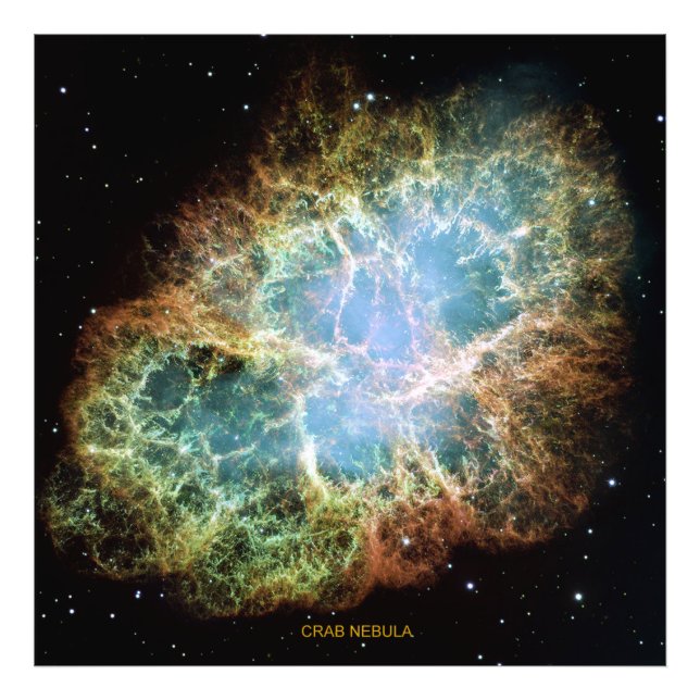 Crab Nebula Photo Print (Front)