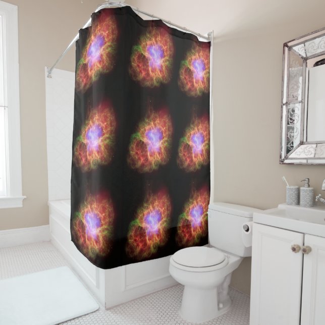 Crab Nebula Shower Curtain (In Situ)