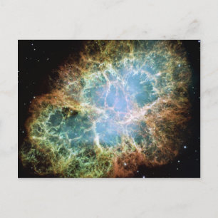 Crab Nebula Space NASA photo Postcard