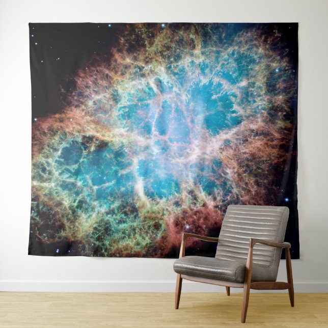 Crab Nebula Space NASA photo Tapestry (In Situ (Horizontal))