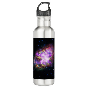 Crab Nebula Supernova Remnant Hubble Composite 710 Ml Water Bottle