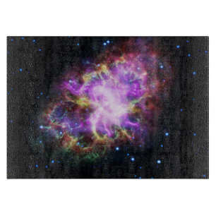 Crab Nebula Supernova Remnant Hubble Composite Cutting Board