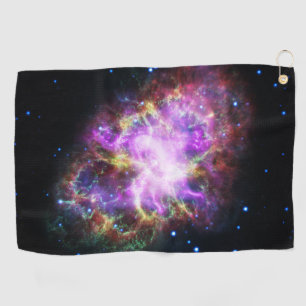 Crab Nebula Supernova Remnant Hubble Composite Golf Towel