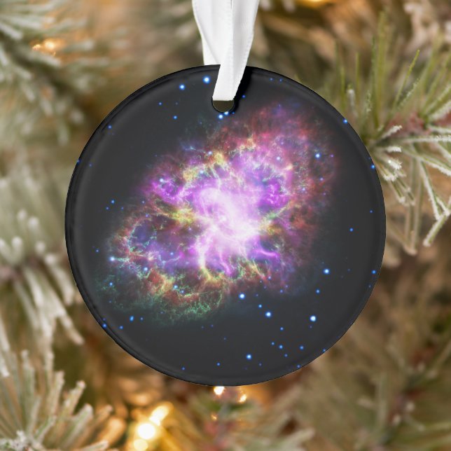 Crab Nebula Supernova Remnant Hubble Composite Ornament (Tree)