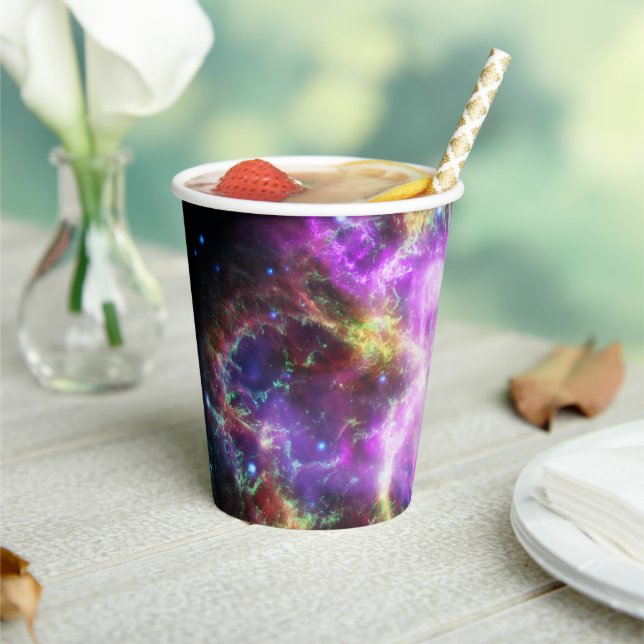 Crab Nebula Supernova Remnant Hubble Composite Paper Cups (Insitu)