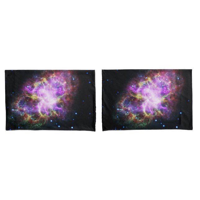 Crab Nebula Supernova Remnant Hubble Composite Pillowcase (Front-Set)