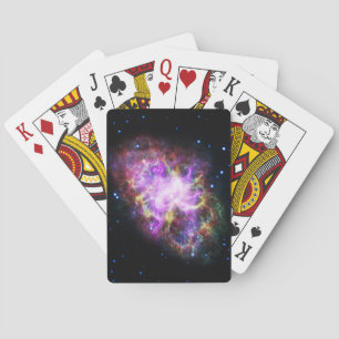 Crab Nebula Supernova Remnant Hubble Composite Playing Cards