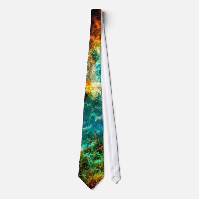 Crab Nebula Supernova Remnant Hubble Space Photo Tie (Front)