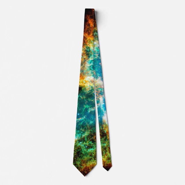 Crab Nebula Supernova Remnant Hubble Space Photo Tie (Front)