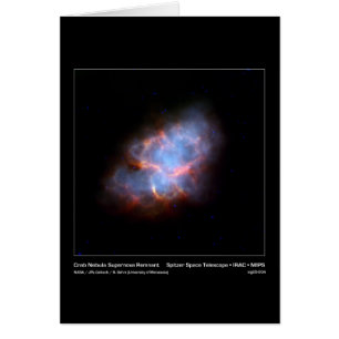 Crab Nebula Supernova Remnant – Spitzer Space Te