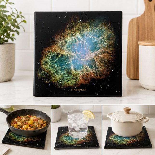Crab Nebula Tile (Crab Nebula Ceramic Tile)
