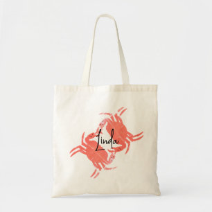 Crab Ocean Beach Sea Creature Tote Bag