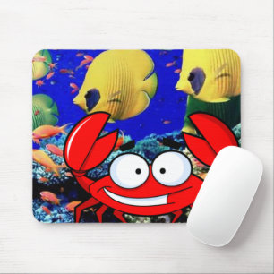 Crab Ocean Fish Mouse Pad! Mouse Mat