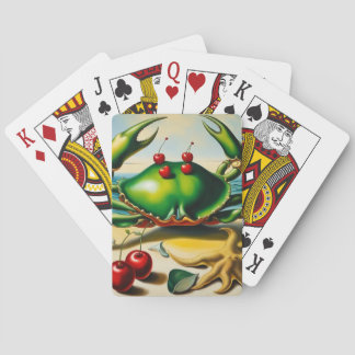 Crab On Beach Playing Cards