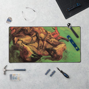 Crab on Its Back by Vincent van Gogh Desk Mat