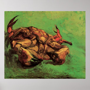 Crab on Its Back by Vincent van Gogh Poster