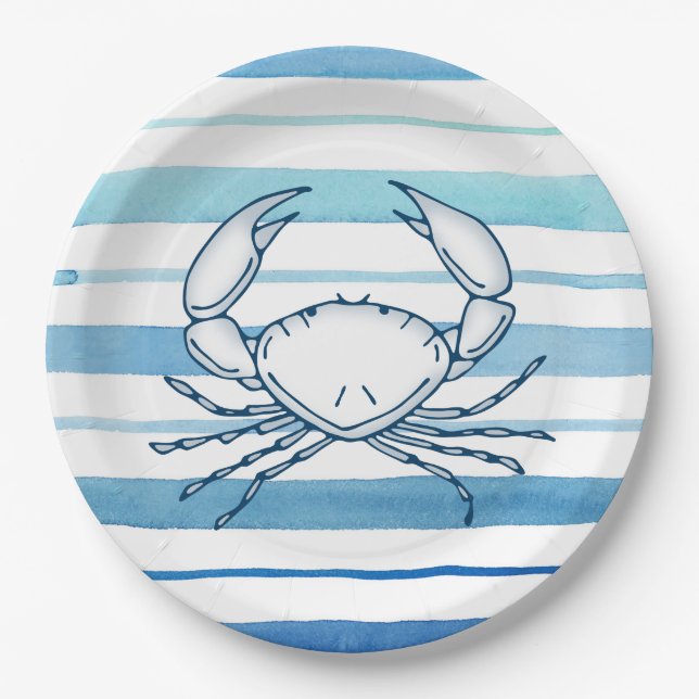 Crab Paper Plate (Front)