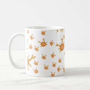 crab pattern mug