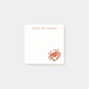 Crab Personalzed Post-it Notes
