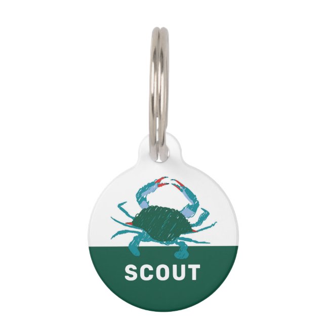 CRAB PET TAG (Front)