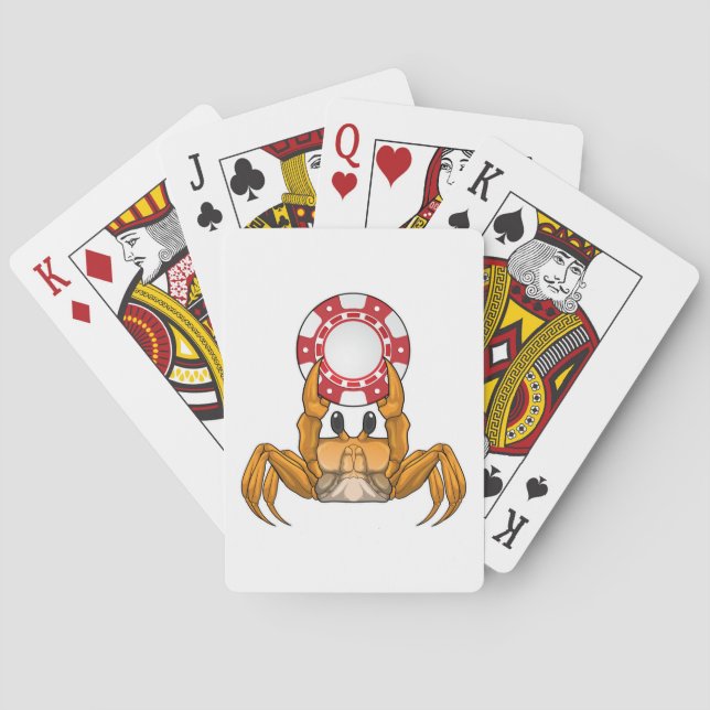Crab Poker Poker chips Playing Cards (Back)