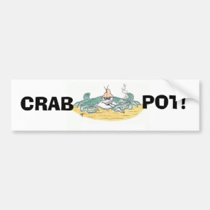 Crab Pot Bumber Sticker