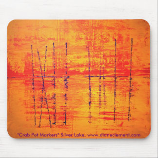 "Crab Pot Markers" Silver Lake, Ocracoke Island Mouse Mat