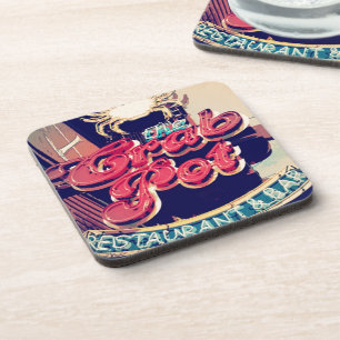 Crab Pot Restaurant Coaster