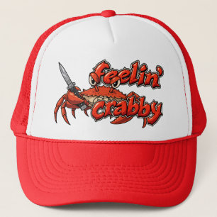 Crab Rage Feelin' Crabby Trucker Hat
