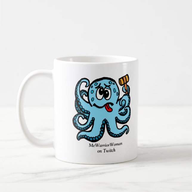 Crab Royalty,  MeWarriorWoman on Twitch Coffee Mug (Left)