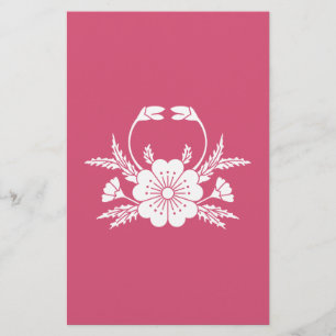 Crab-shaped cherry blossom (EDO) Stationery
