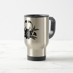 Crab-shaped cherry blossom (EDO) Travel Mug