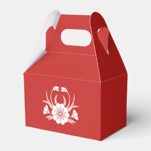 Crab-shaped cherry blossom favour box