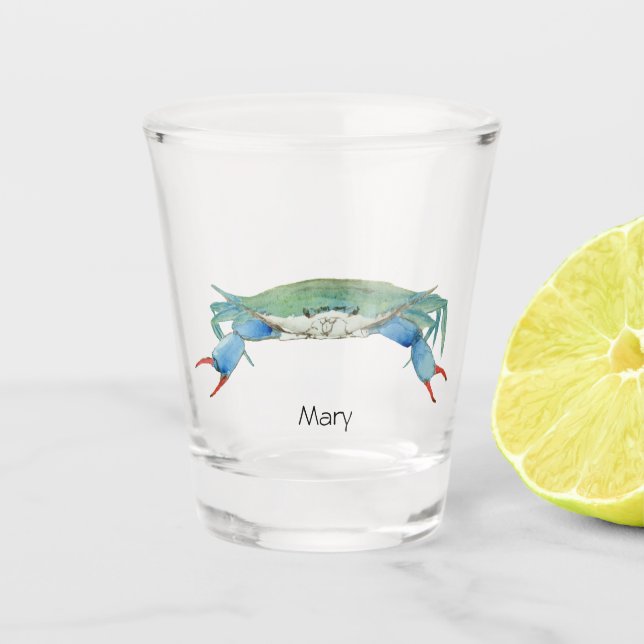 Crab Shot Glass (Front)